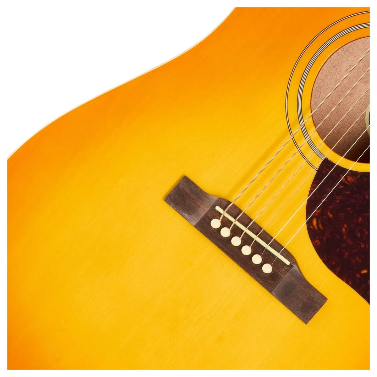 Epiphone Hummingbird Tribute Acoustic Guitar – Heritage Sunburst — view 4