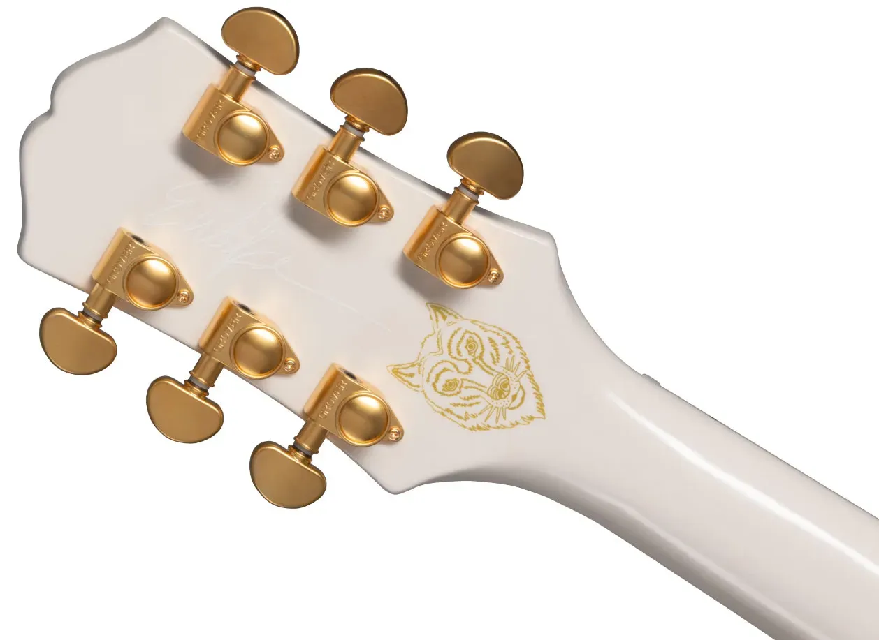 Epiphone Emily Wolfe - White Wolfe - Sheraton Semi-Hollow Guitar — view 5