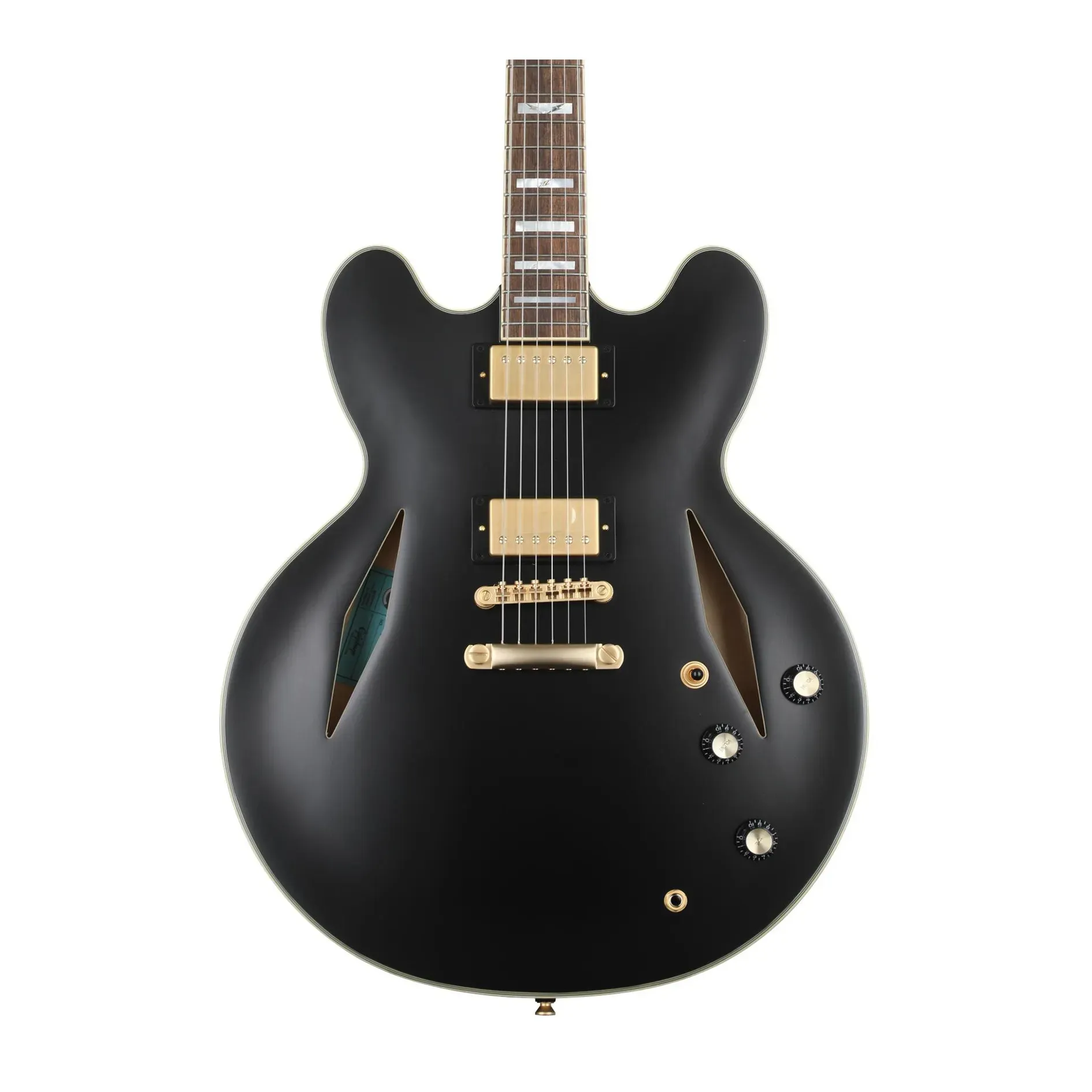 Epiphone Emily Wolfe Sheraton Stealth Semi-Hollow Electric Guitar — view 1