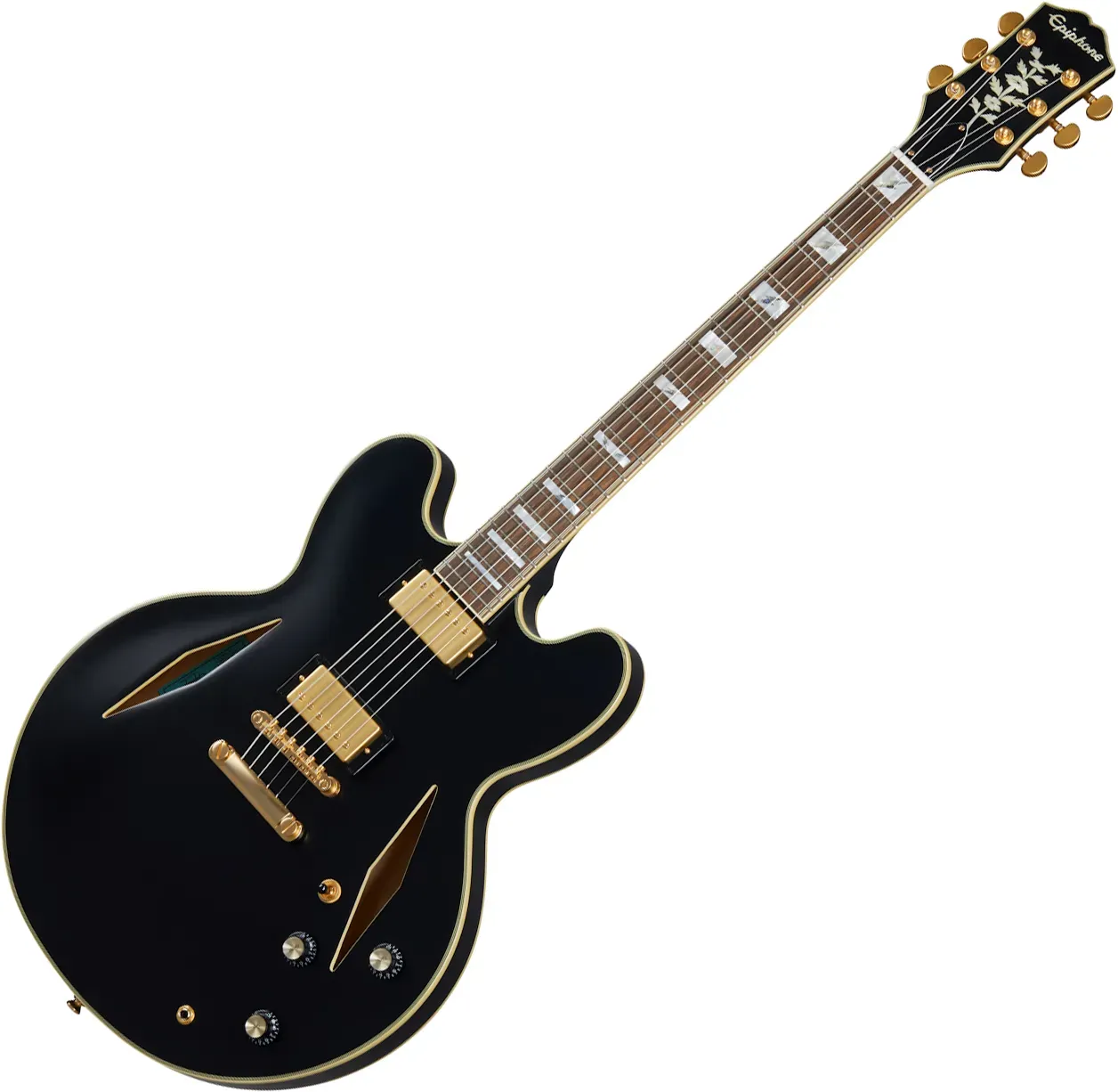Epiphone Emily Wolfe Sheraton Stealth Semi-Hollow Electric Guitar — view 2