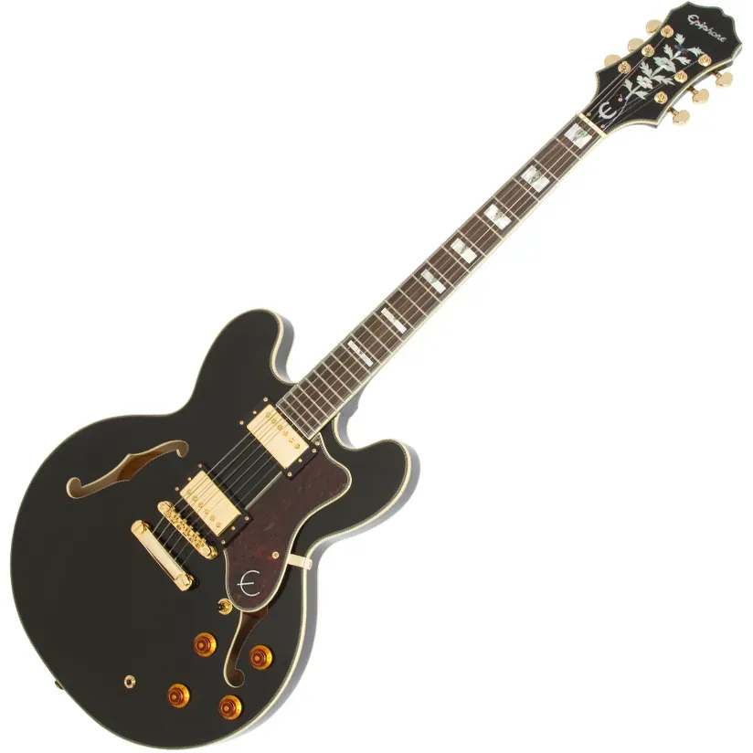 Epiphone Sheraton-II Pro Semi-hollowbody Electric Archtop Guitar Ebony — view 2
