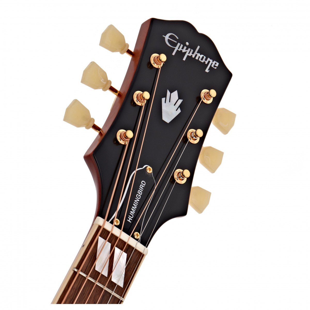 Epiphone Masterbilt Hummingbird Electro Acoustic Guitar – Aged Cherry Sunburst Gloss — view 4