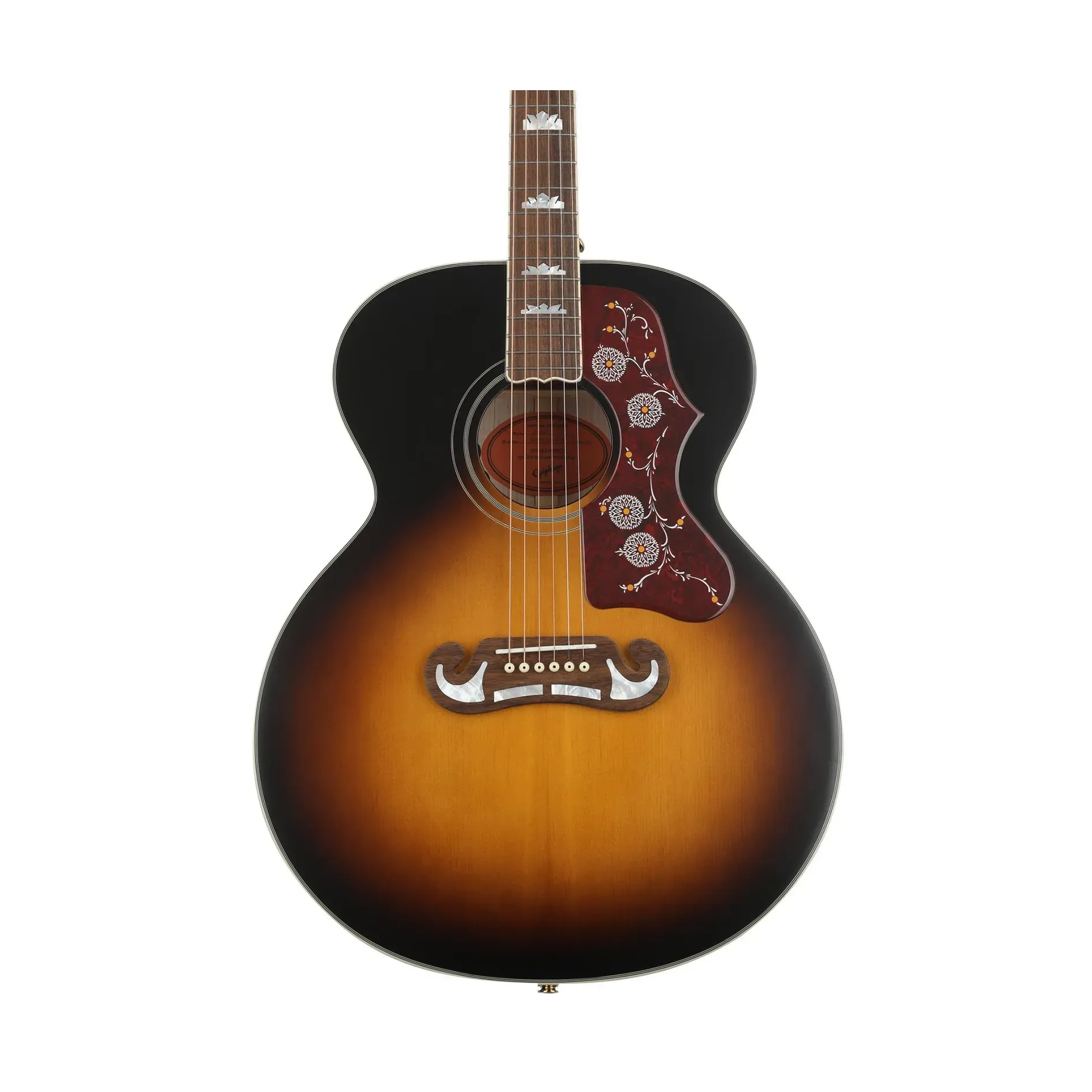 Epiphone J-200 Acoustic-electric Guitar - Aged Vintage Sunburst Gloss