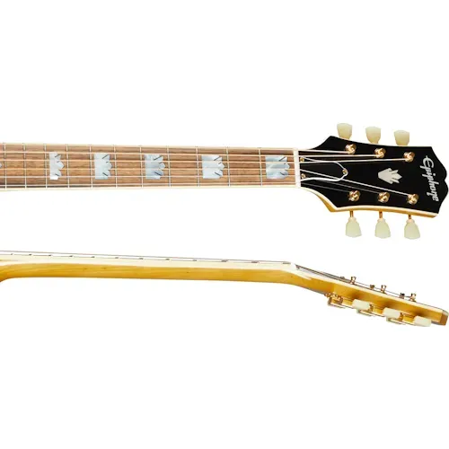 Epiphone J-200 Acoustic-electric Guitar - Aged Vintage Sunburst Gloss — view 4