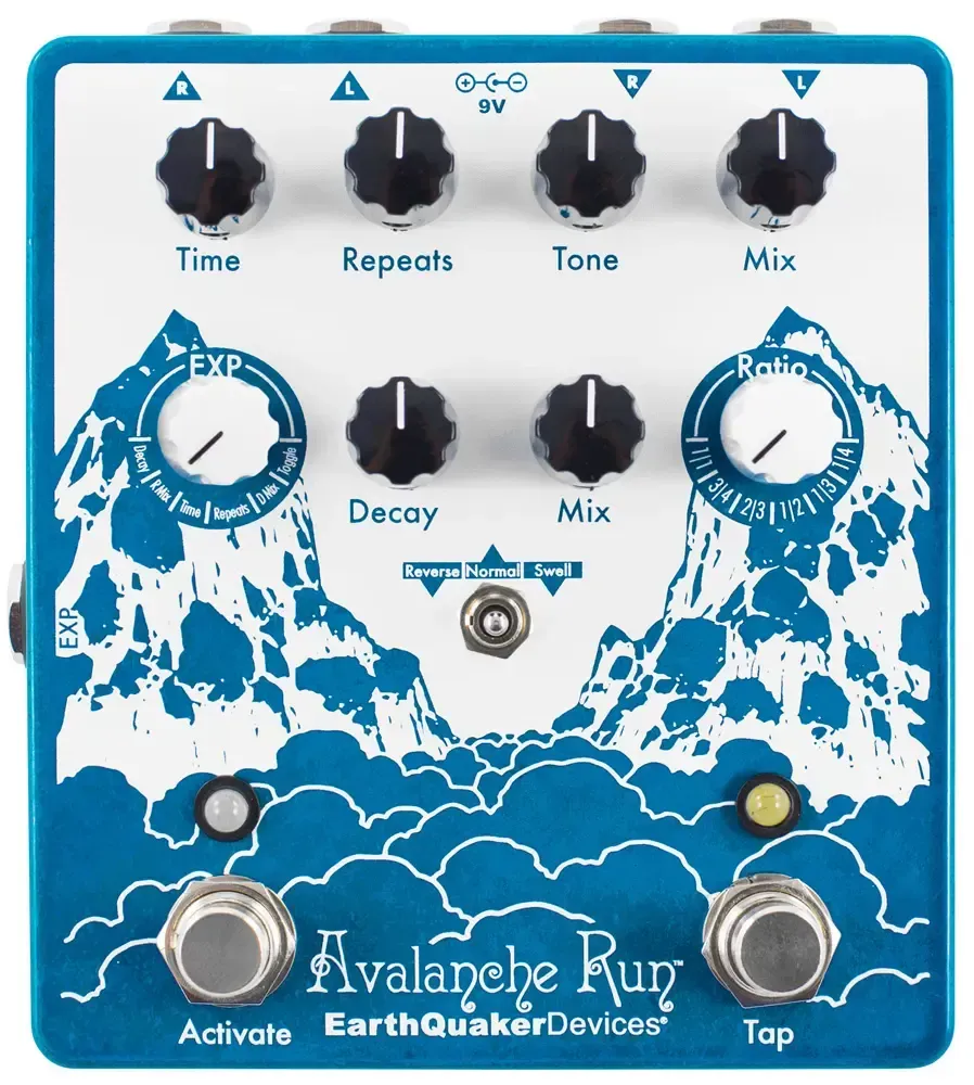 EarthQuaker Devices Avalanche Run V2 Delay and Reverb Pedal — view 2