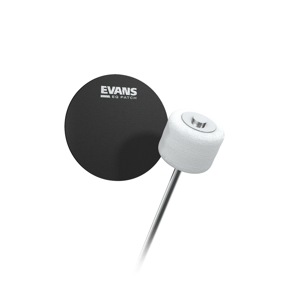 Evans PB1 Single Bass Drum Patch (Pair) – Black Nylon — view 2