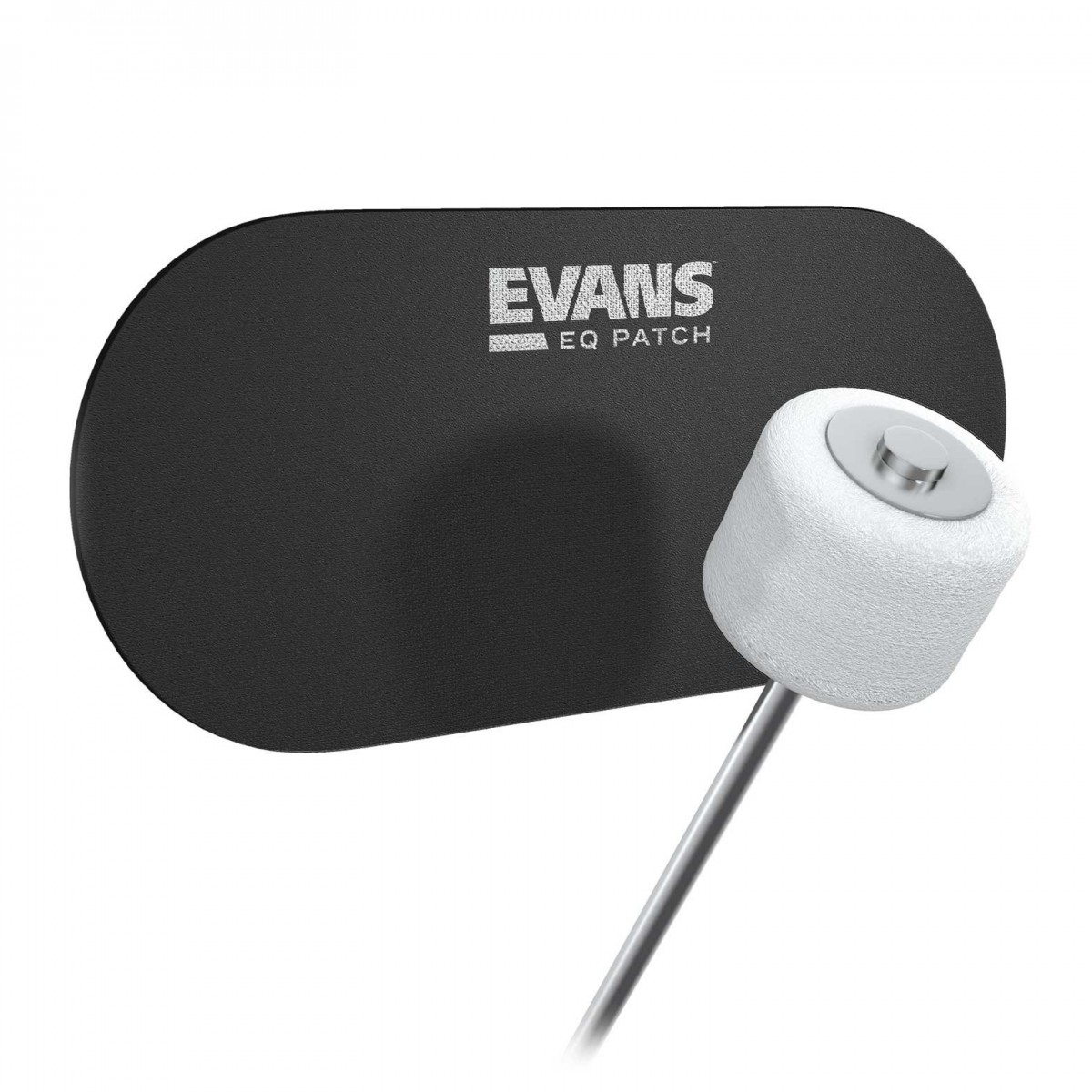 Evans PB2 Double Bass Drum Patch (pair) EQPB2- Black Nylon — view 1
