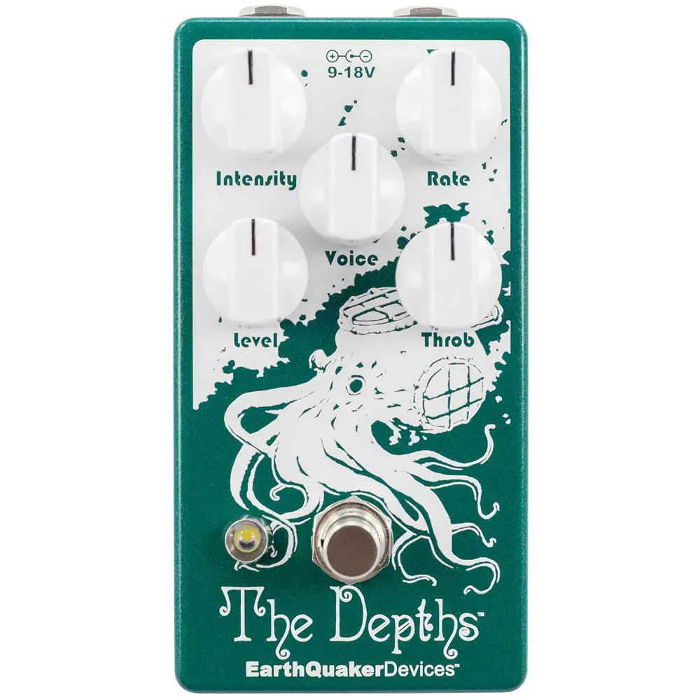 EarthQuaker Devices The Depths V2 Optical Vibe Machine Pedal — view 2