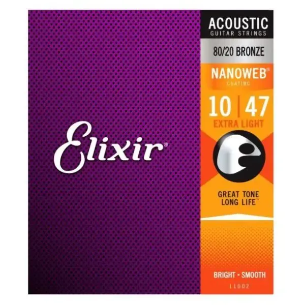 ELIXIR STRINGS ACOUSTIC NW EL 0.10-0.47