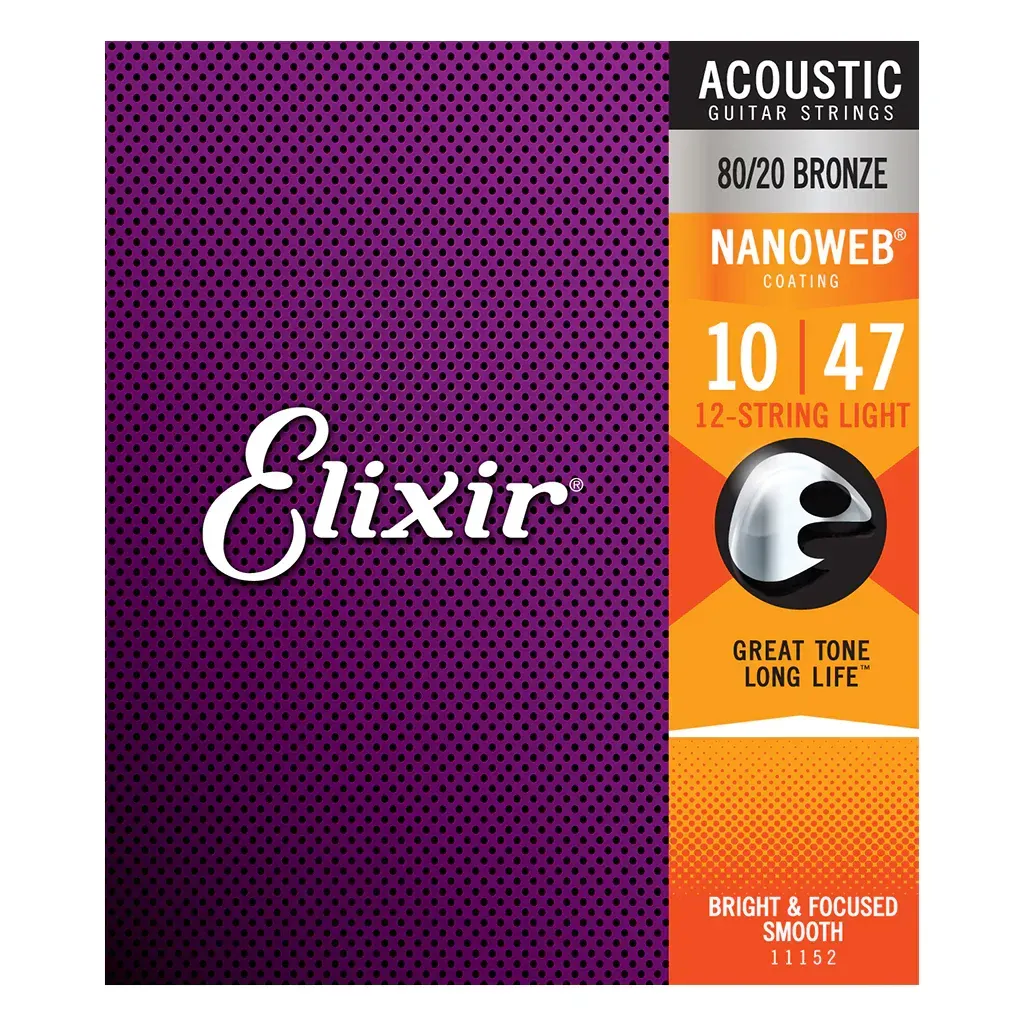 ELIXIR STRINGS 12-STRING  PHOS 10-47