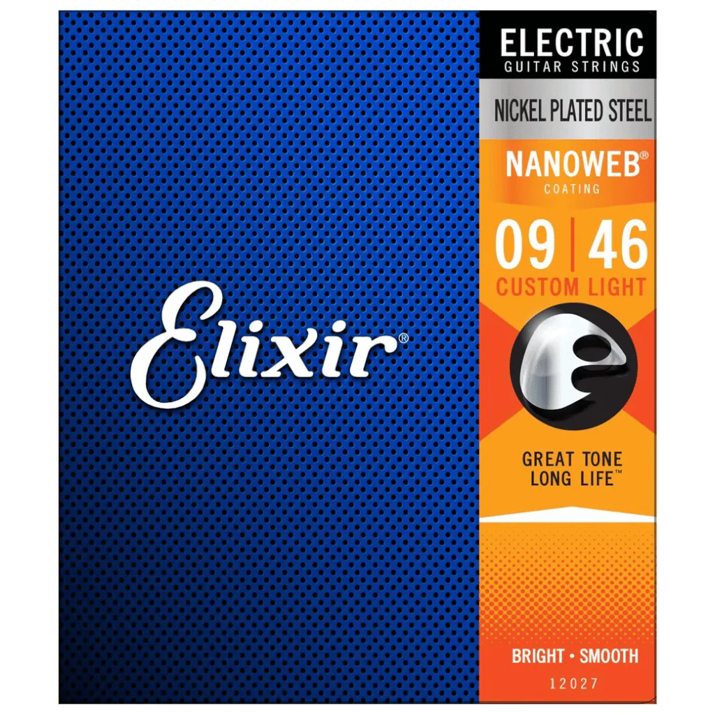 ELIXIR STRINGS ELEC NANOWEB CL 0.9-0.46