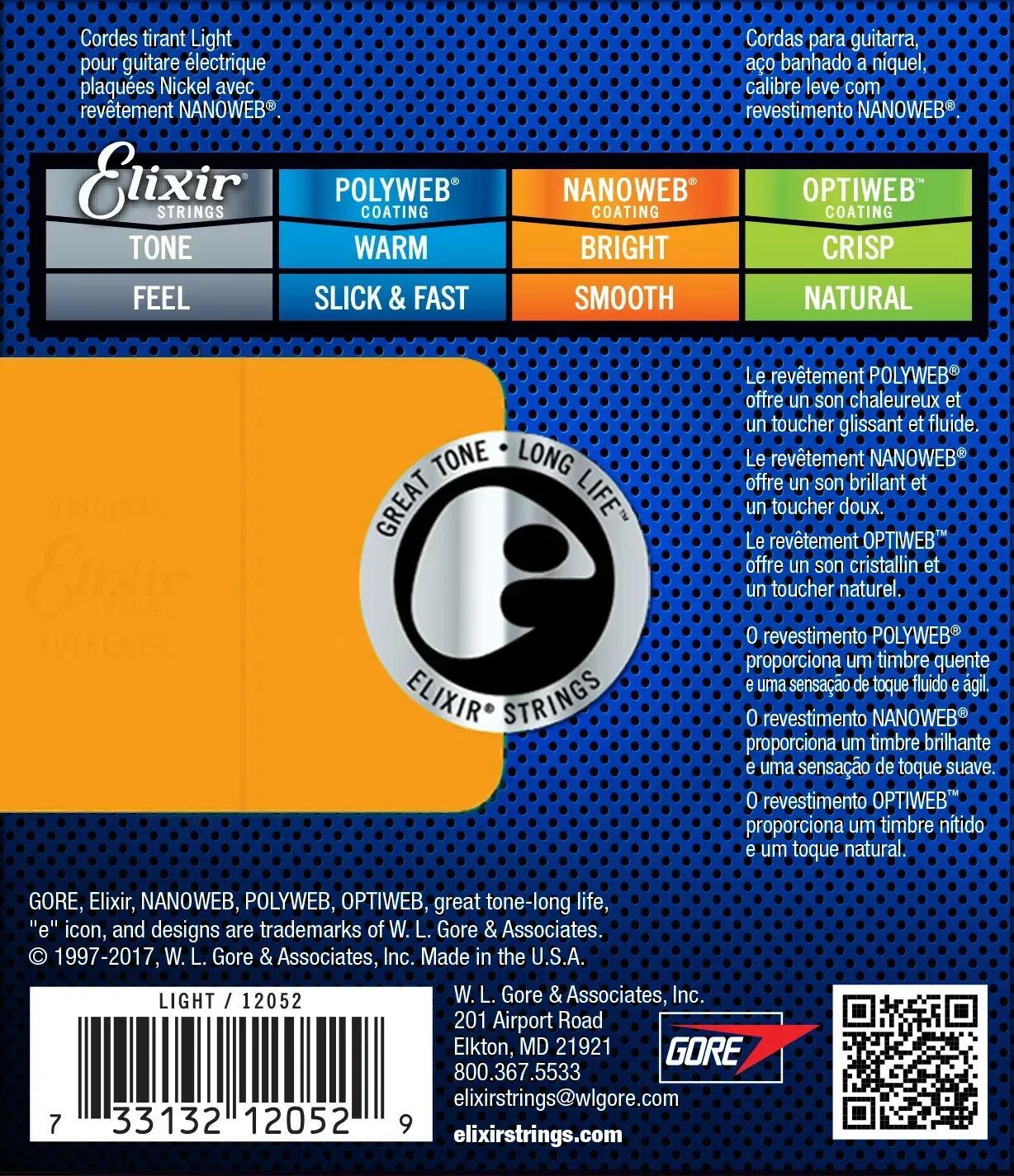 ELIXIR STRINGS ELEC NANOWEB LI 10 - 46 — view 2