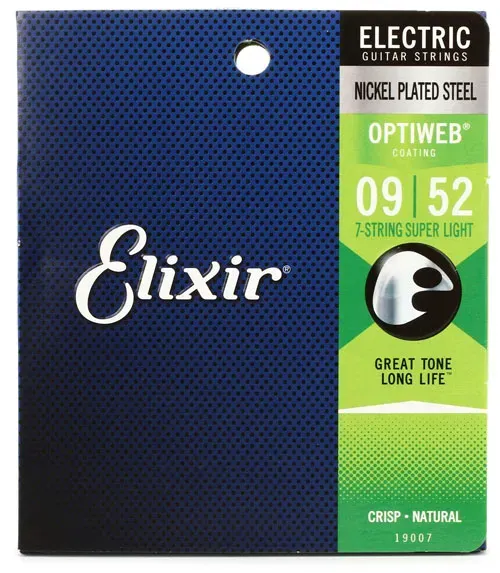 ELIXER ELEC 7 STRING SET 009