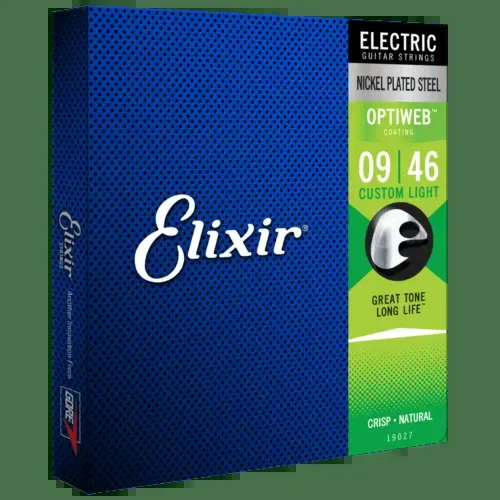 Elixir Strings Optiweb Electric Guitar Strings - .009-.046 Custom Light