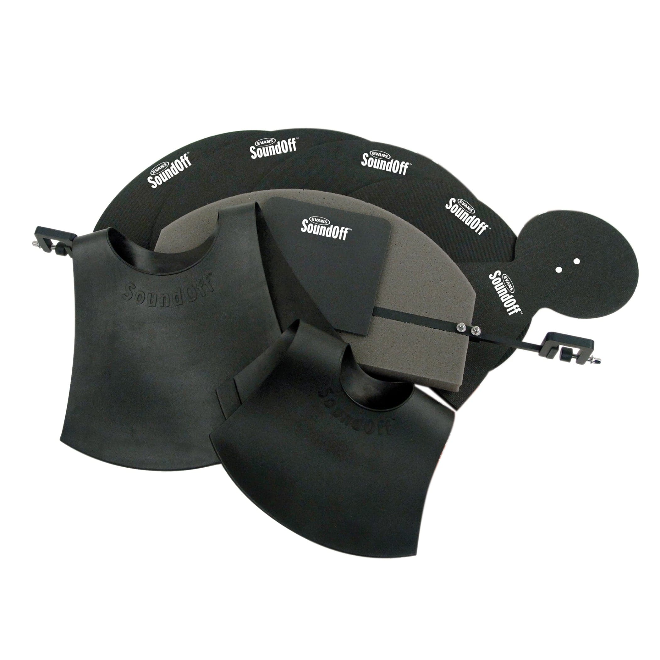Evans SoundOff Complete Standard Set Drum and Cymbal Mutes — view 1