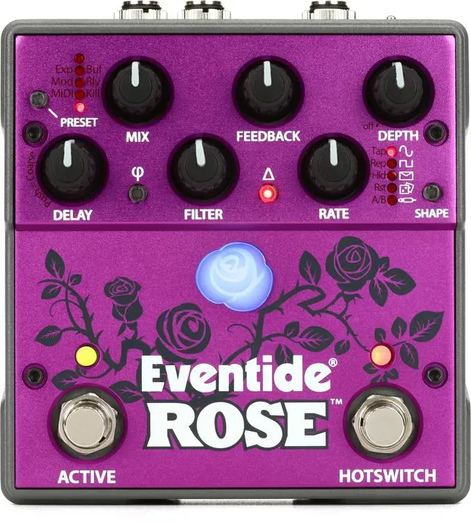 Eventide Rose Delay Effect Pedal — view 2