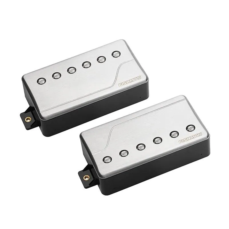 Fishman Classic Humbucker, Set Of 2, Brushed Stainless — view 1