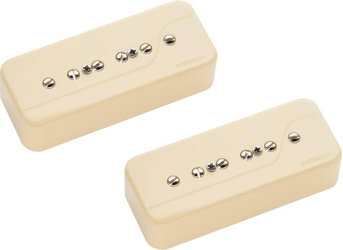 Fishman Fluence Signature Series Greg Koch Gristle-Tone P90 Pickup Set-Cream — view 2