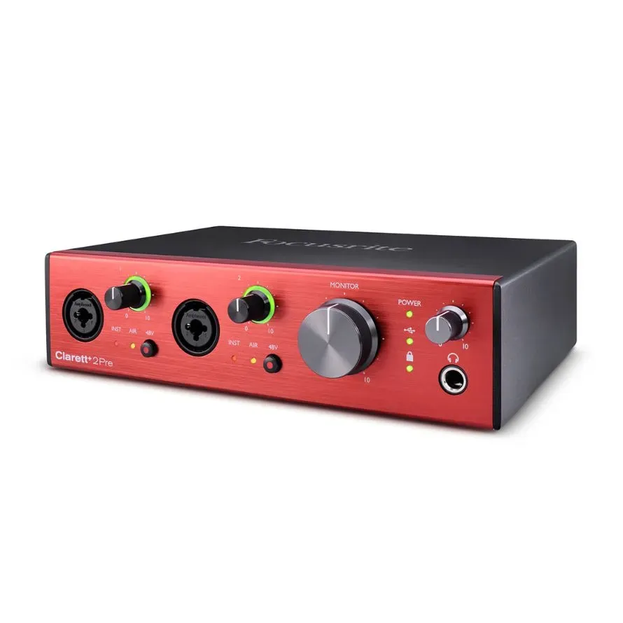 Focusrite Clarett+ 2Pre USB-C Audio Interface — view 1