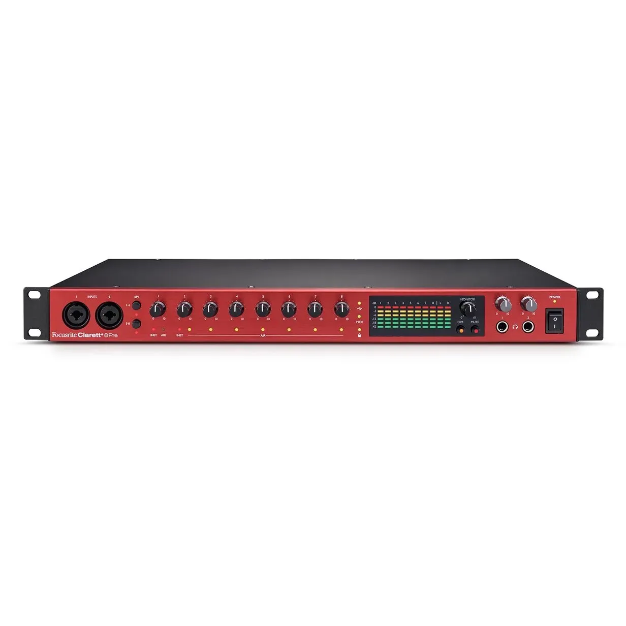 Focusrite Clarett+ 8Pre USB-C Audio Interface — view 2