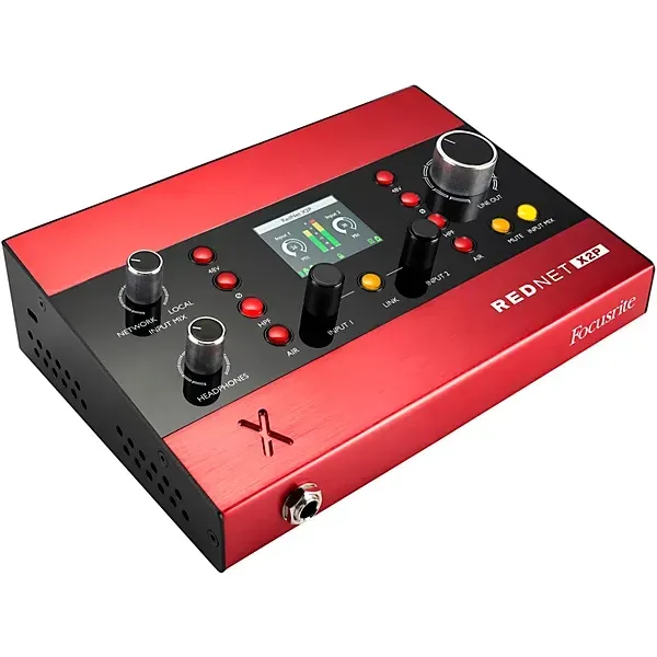 Focusrite RedNet X2P 2x2 Ethernet Audio Digital IO with Mic Preamps — view 2
