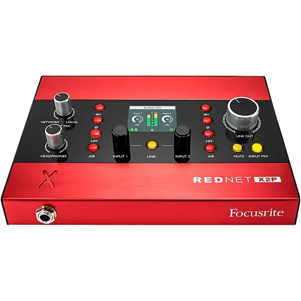Focusrite RedNet X2P 2x2 Ethernet Audio Digital IO with Mic Preamps — view 4