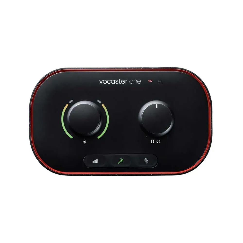 Focusrite Vocaster One Studio USB-C Podcasting Audio Interface Bundle — view 2