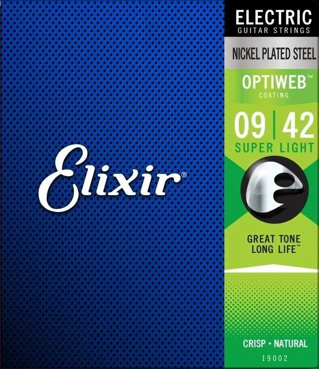Elixir Optiweb Super-Light Electric Guitar Strings – (9-42)