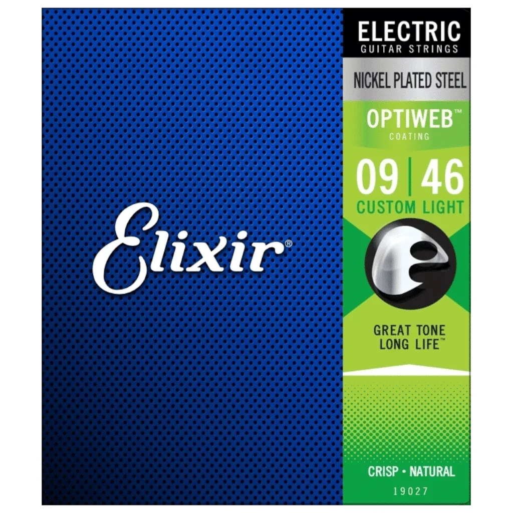 Elixir Optiweb Custom-Light Electric Guitar Strings – (9-46)