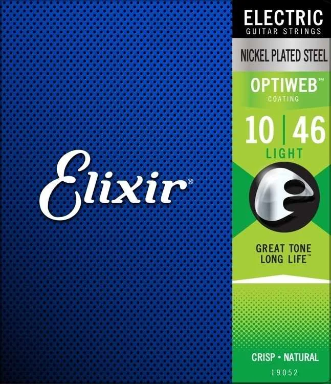 Elixir Optiweb Light Electric Guitar Strings – (10-46)