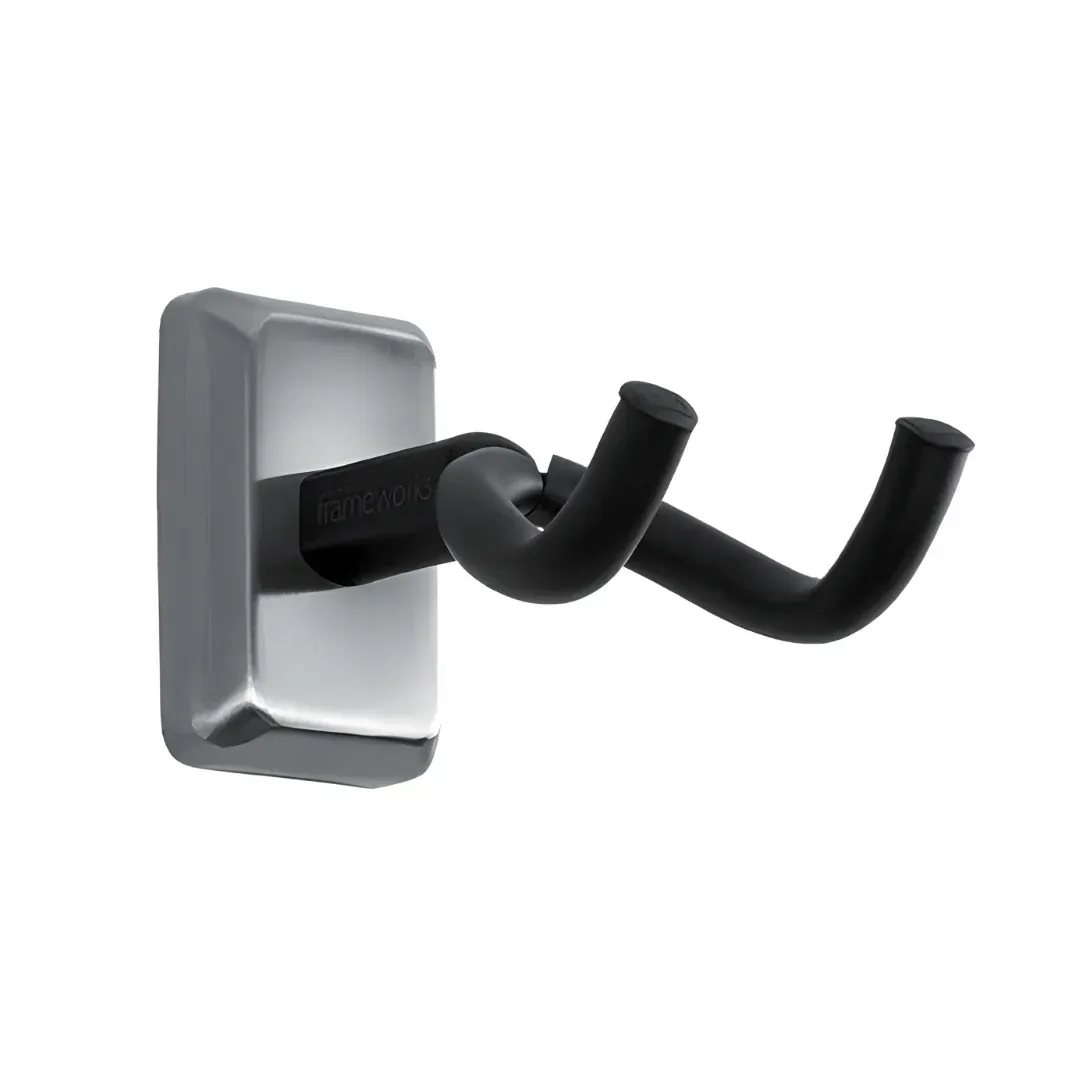 Gator and Frameworks Chrome Wall Mount Guitar Hanger