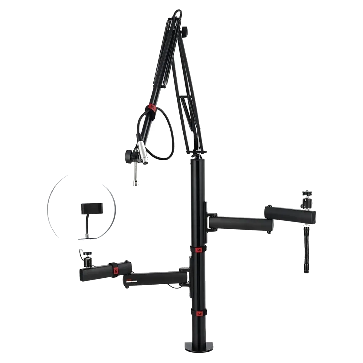 Gator Frameworks ID Series Creator Tree Modular Content Creation Stand with Attachments