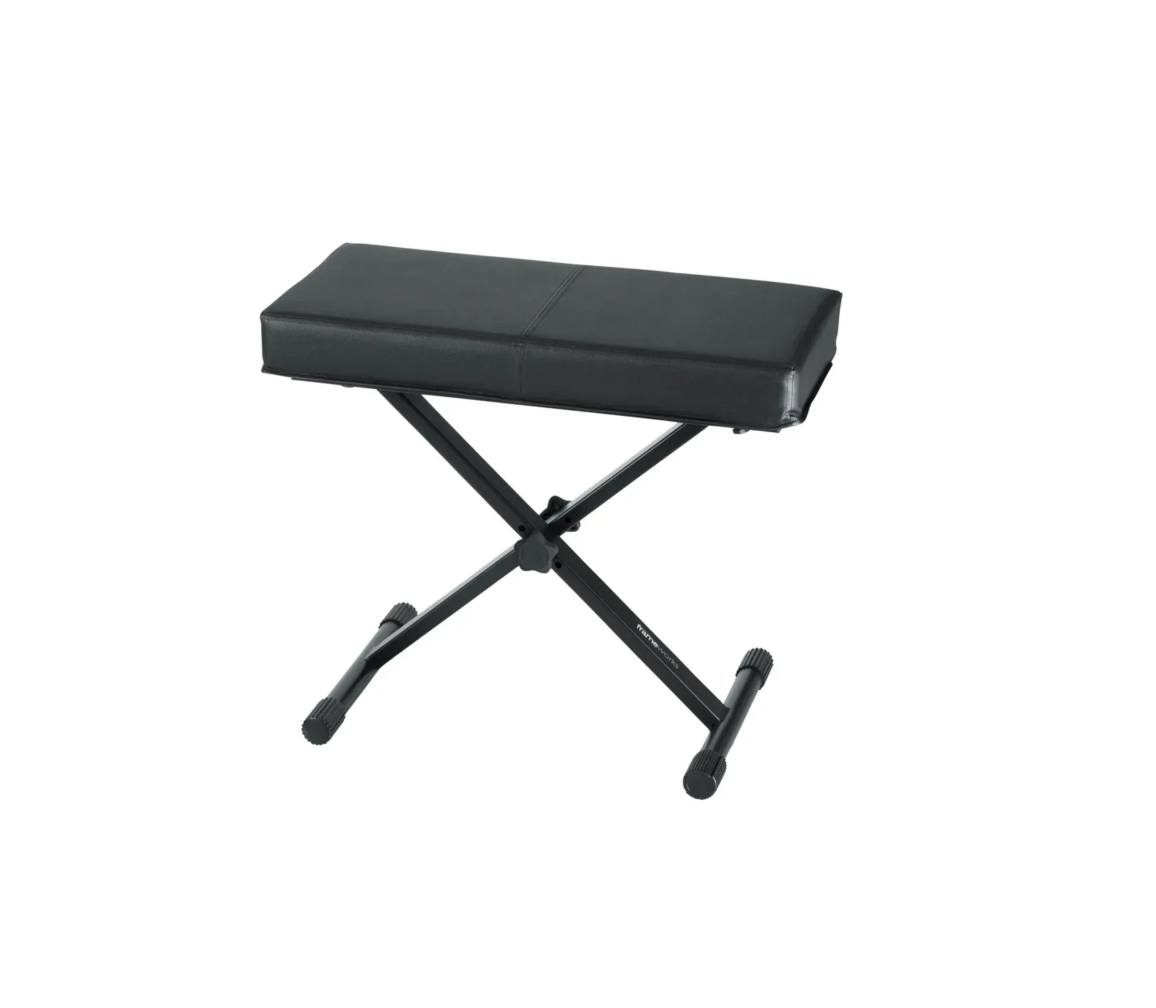 Gator Frameworks Standard Black Keyboard Bench — view 1