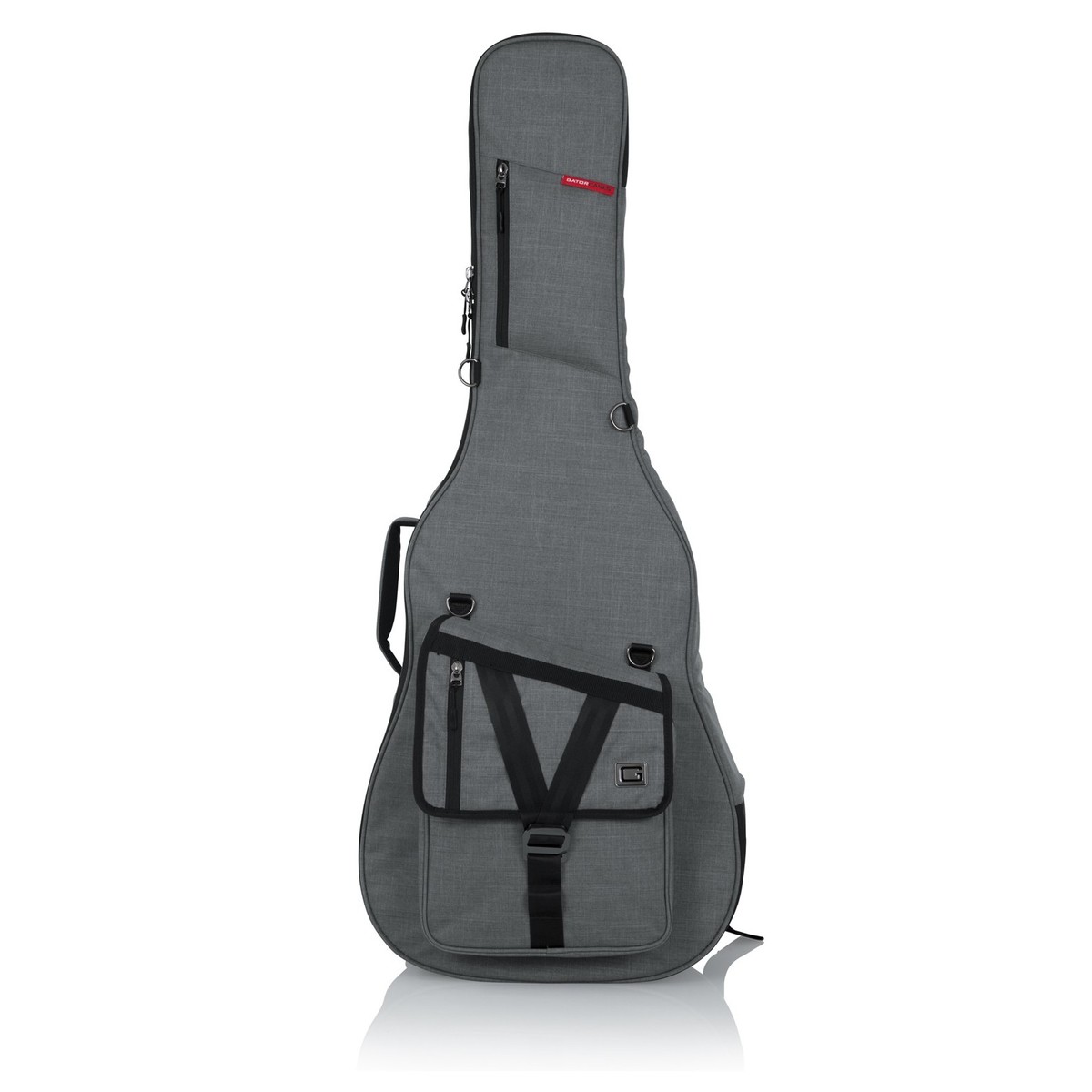 Gator Transit Series Acoustic Guitar Bag – Grey — view 1