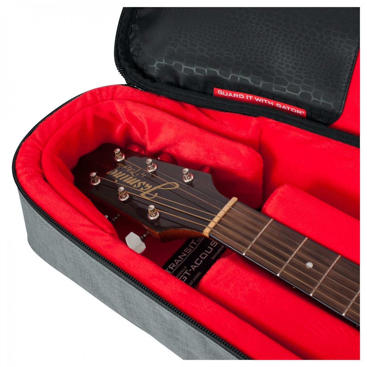 Gator Transit Series Acoustic Guitar Bag – Grey — view 3