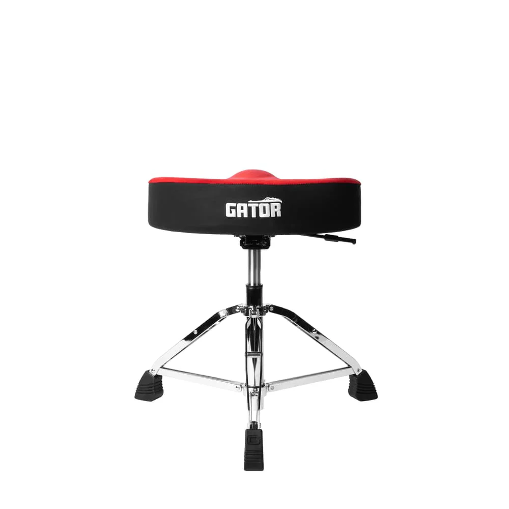 Gator Air Glide Drum Throne Saddle Seat- Red — view 2