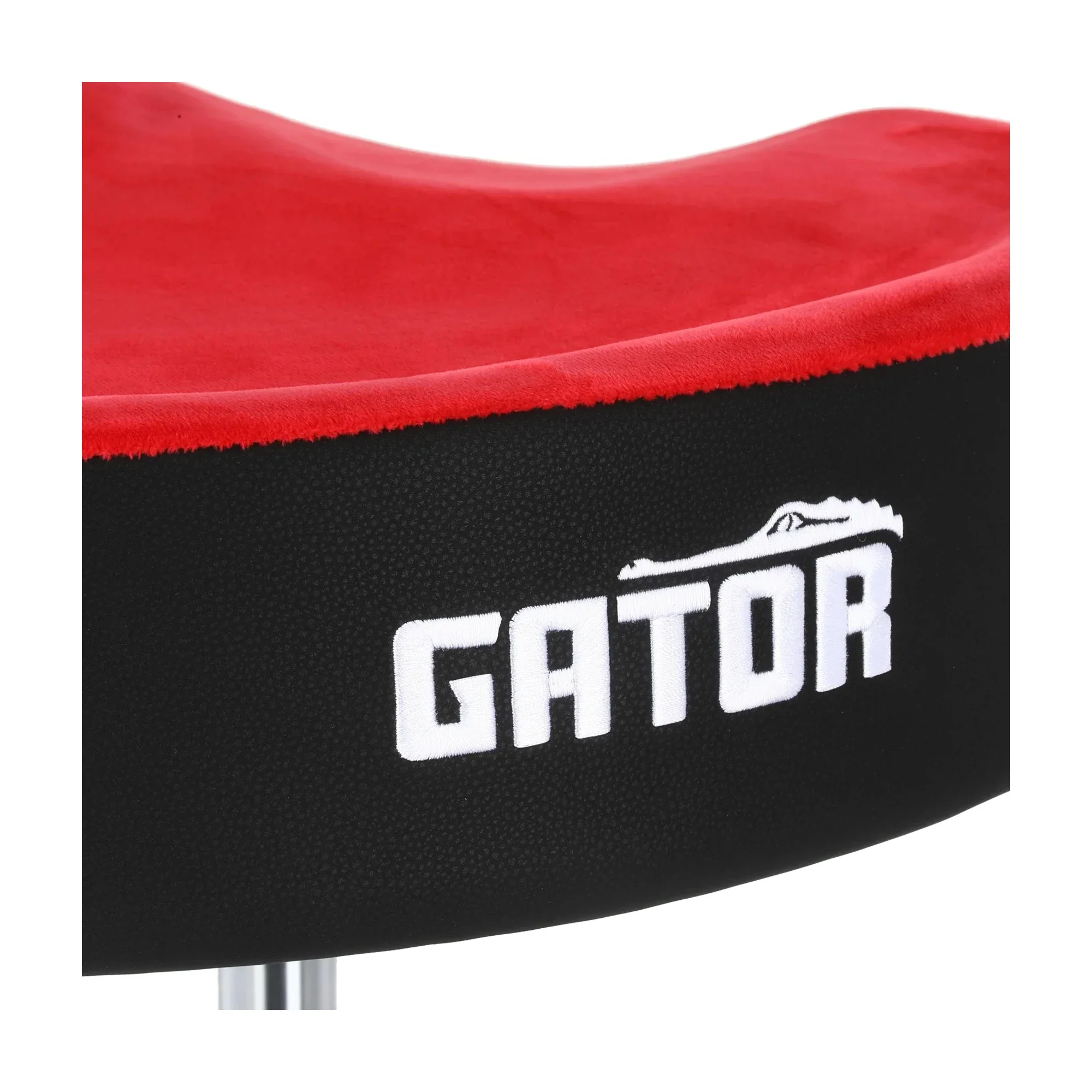 Gator Air Glide Drum Throne Saddle Seat- Red — view 3