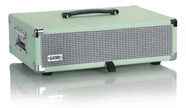Gator Vintage Amp Vibe Rack Case - 2U Seafoam Green — view 2