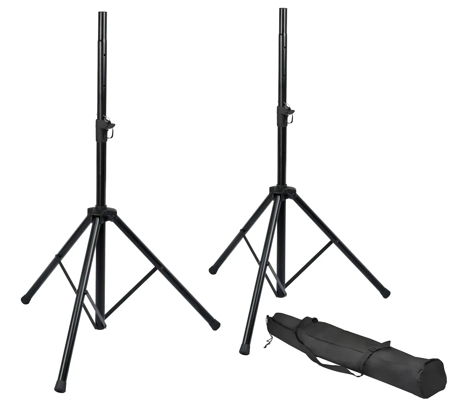 Gator Frameworks Rok-It Series Tripod Base Speaker Stand Pair with Carrying Bag