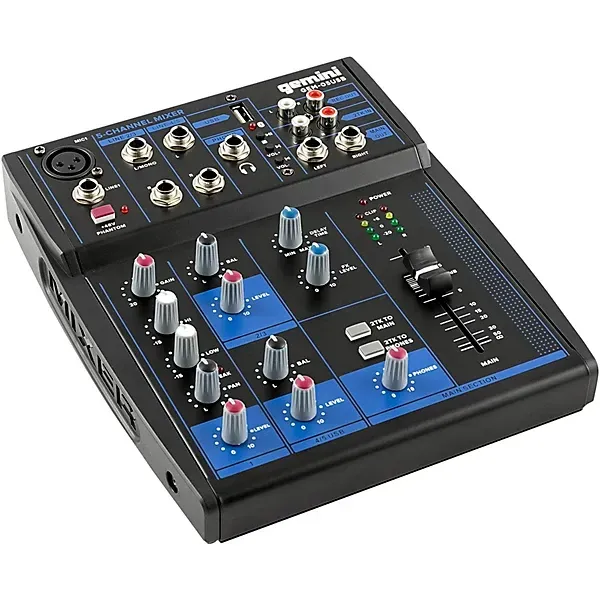 Gemini GEM-05USB 5 Channel USB mixer with Bluetooth — view 2