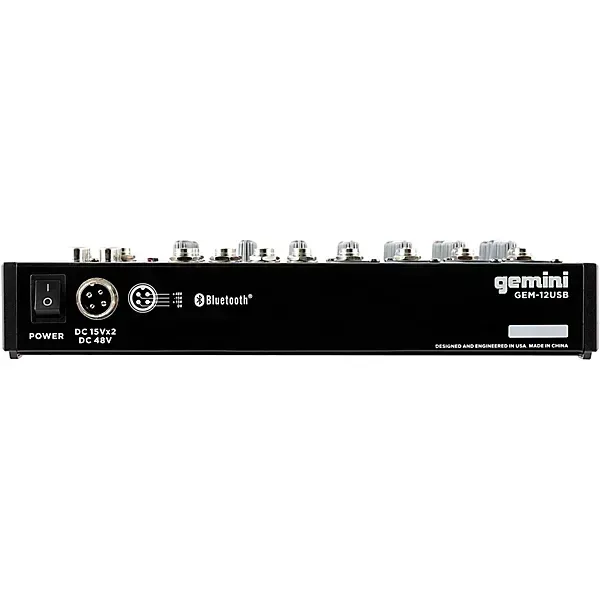 Gemini GEM-08 USB 8 Channel USB mixer With Bluetooth — view 3