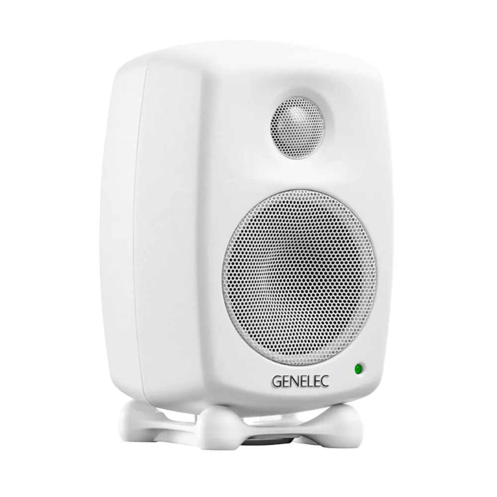 Genelec 8010A 3 inch Powered Studio Monitor White (Individual) — view 2
