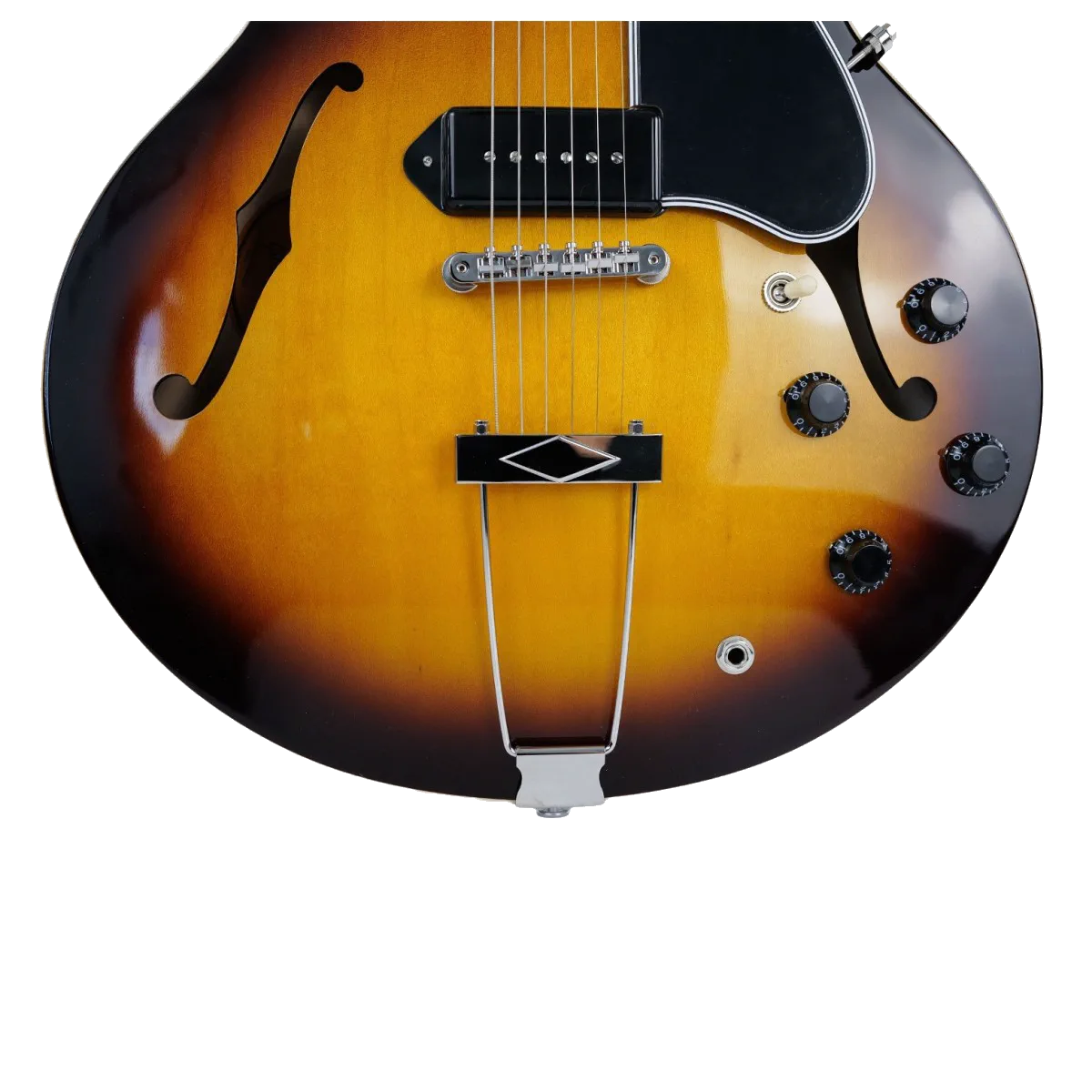 Gibson ES-330 Hollowbody Electric Guitar – Tobacco Sunburst — view 4