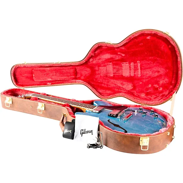 Gibson ES-335 Semi-hollowbody Electric Guitar – Ocean Blue — view 4