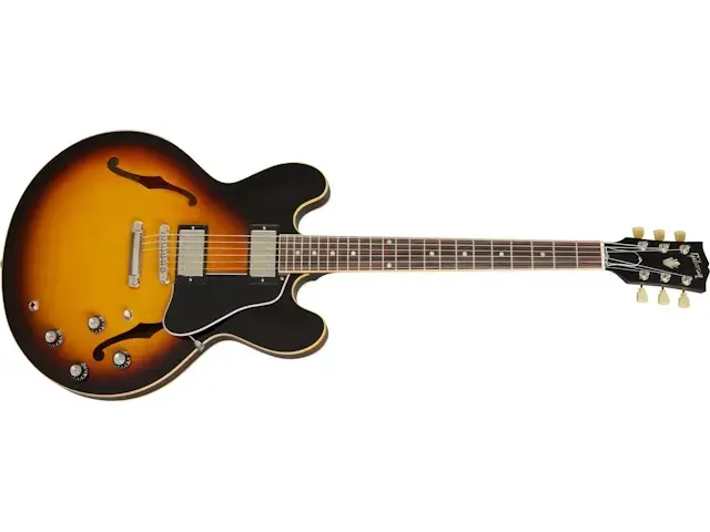 Gibson ES-335 Semi-hollowbody Electric Guitar - Vintage Burst — view 3