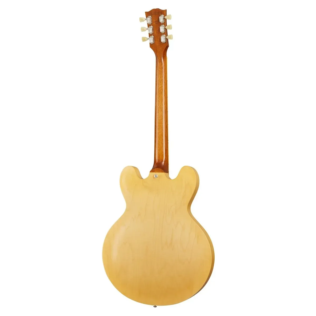 Gibson ES-335 Satin - Satin Vintage Natural Semi-hollowbody Electric Guitar — view 3