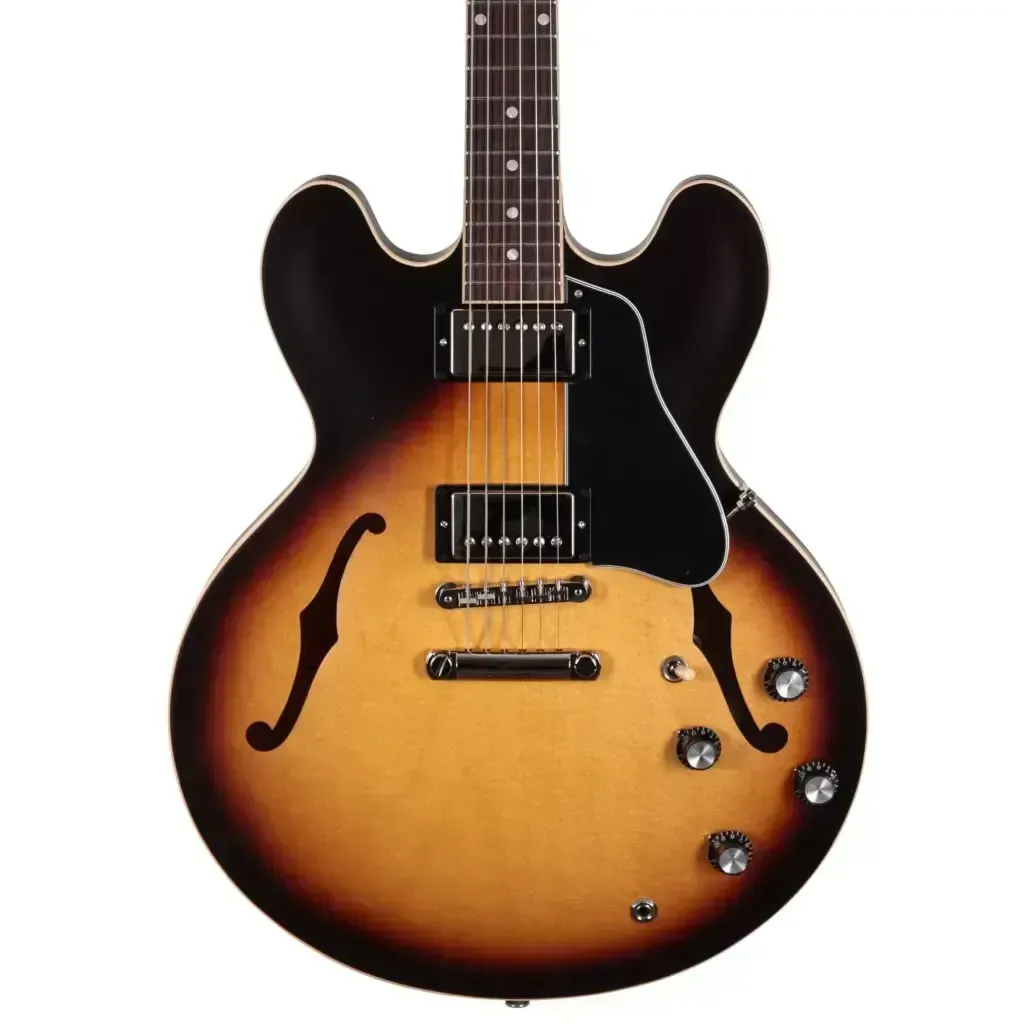 Gibson ES-335 Semi-hollowbody Electric Guitar - Satin Vintage Burst — view 1