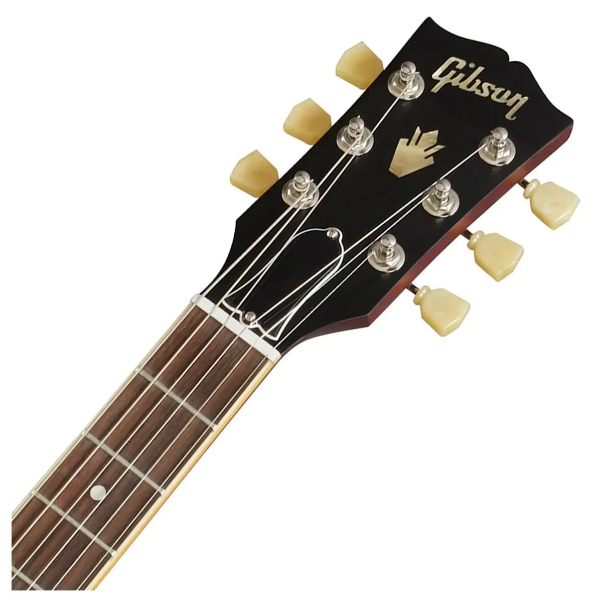 Gibson ES-335 Satin - Satin Cherry Semi-hollowbody Electric Guitar — view 6
