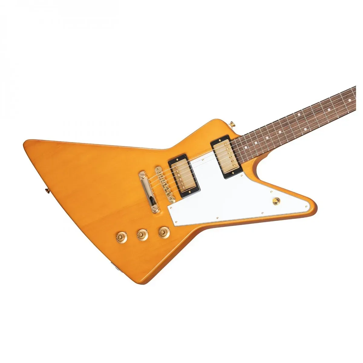 Epiphone 1958 Korina Explorer Outfit Electric Guitar - Aged Natural — view 3