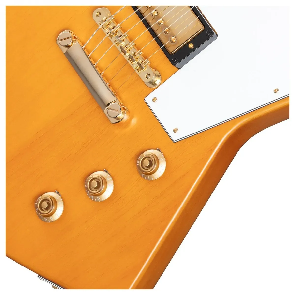 Epiphone 1958 Korina Explorer Outfit Electric Guitar - Aged Natural — view 4